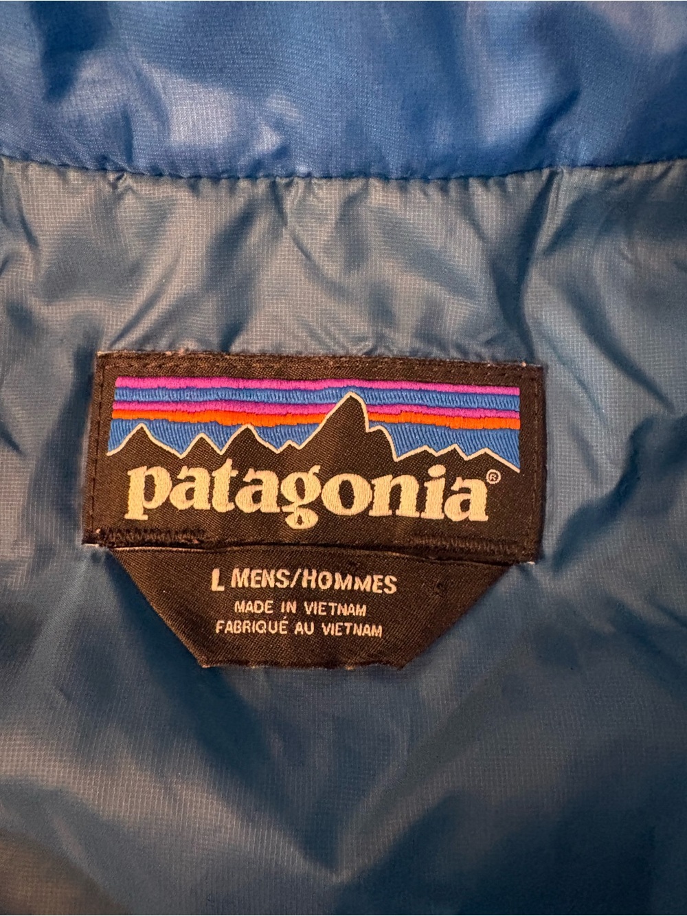 Patagonia Nano Puff Vest Mens Large Blue Quilted Synthetic Insulated - Picture 5 of 9